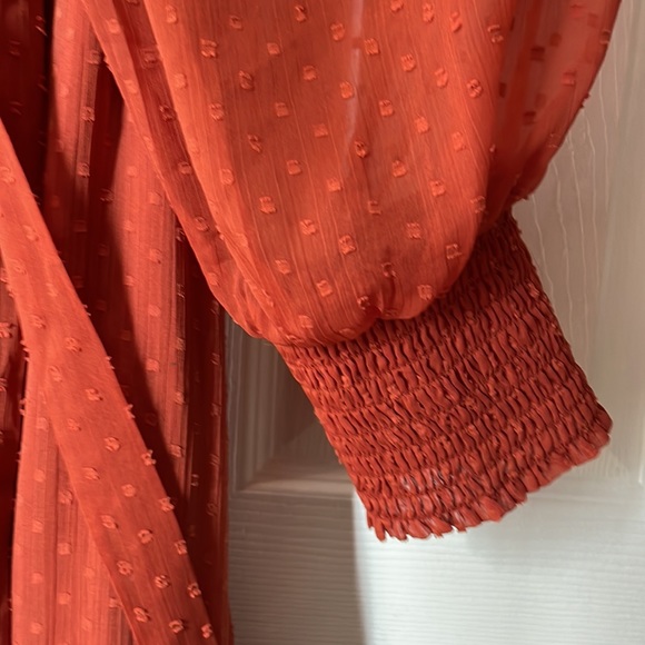 Wrap dress with embroidered detail - Picture 3 of 5